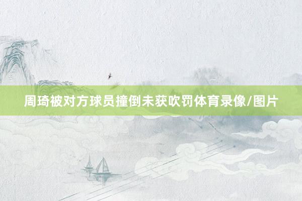 周琦被对方球员撞倒未获吹罚体育录像/图片