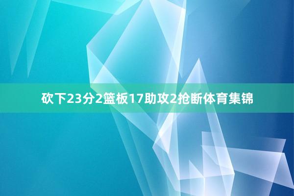砍下23分2篮板17助攻2抢断体育集锦