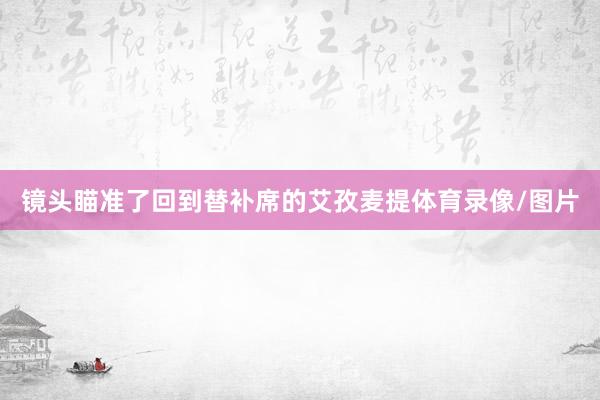 镜头瞄准了回到替补席的艾孜麦提体育录像/图片