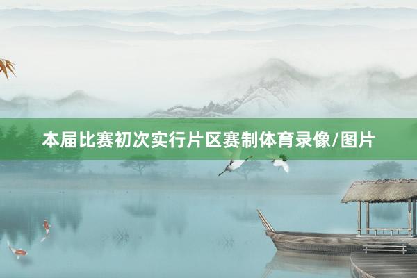 本届比赛初次实行片区赛制体育录像/图片
