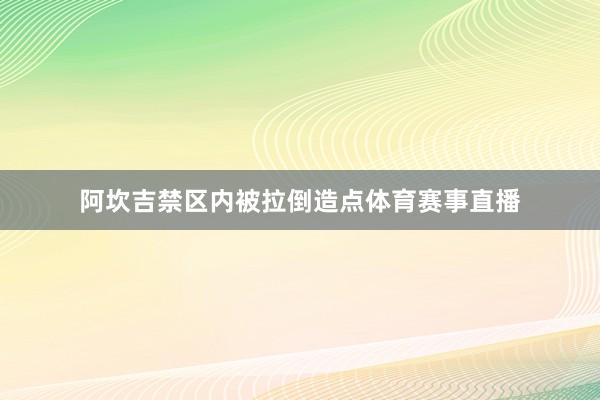 阿坎吉禁区内被拉倒造点体育赛事直播