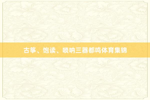 古筝、饱读、唢呐三器都鸣体育集锦