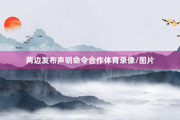 两边发布声明命令合作体育录像/图片