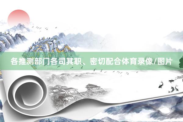 各推测部门各司其职、密切配合体育录像/图片