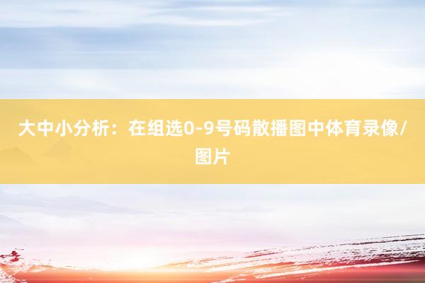 大中小分析：在组选0-9号码散播图中体育录像/图片