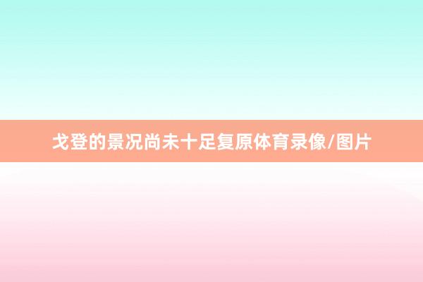戈登的景况尚未十足复原体育录像/图片
