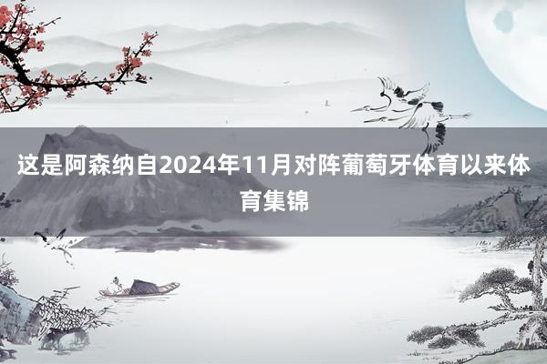 这是阿森纳自2024年11月对阵葡萄牙体育以来体育集锦