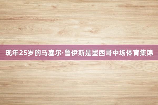 现年25岁的马塞尔·鲁伊斯是墨西哥中场体育集锦