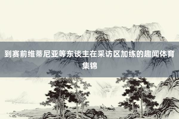 到赛前维蒂尼亚等东谈主在采访区加练的趣闻体育集锦