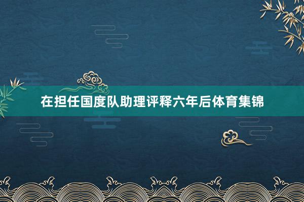 在担任国度队助理评释六年后体育集锦