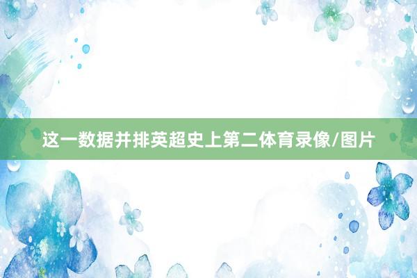 这一数据并排英超史上第二体育录像/图片