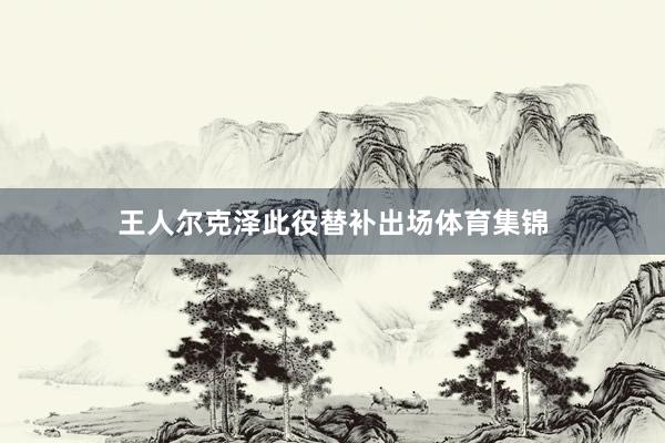 王人尔克泽此役替补出场体育集锦
