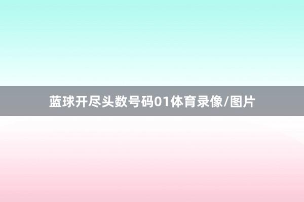 蓝球开尽头数号码01体育录像/图片