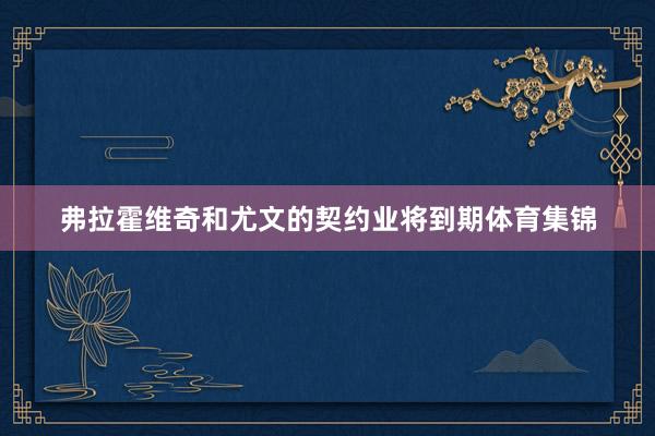 弗拉霍维奇和尤文的契约业将到期体育集锦