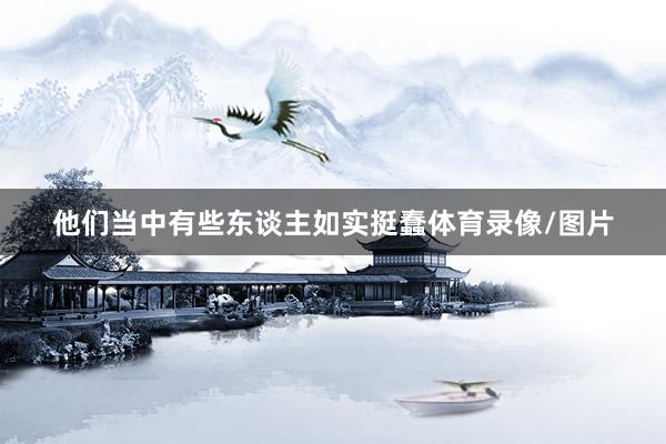 他们当中有些东谈主如实挺蠢体育录像/图片